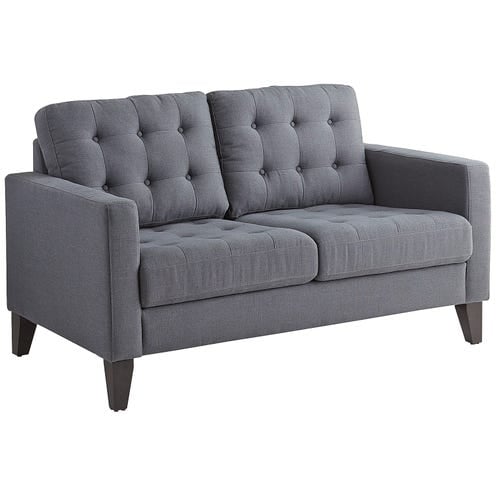 Nyle Graphite Gray Loveseat