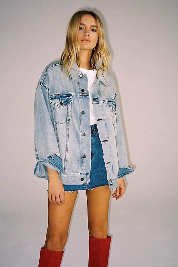levi's baggy denim jacket