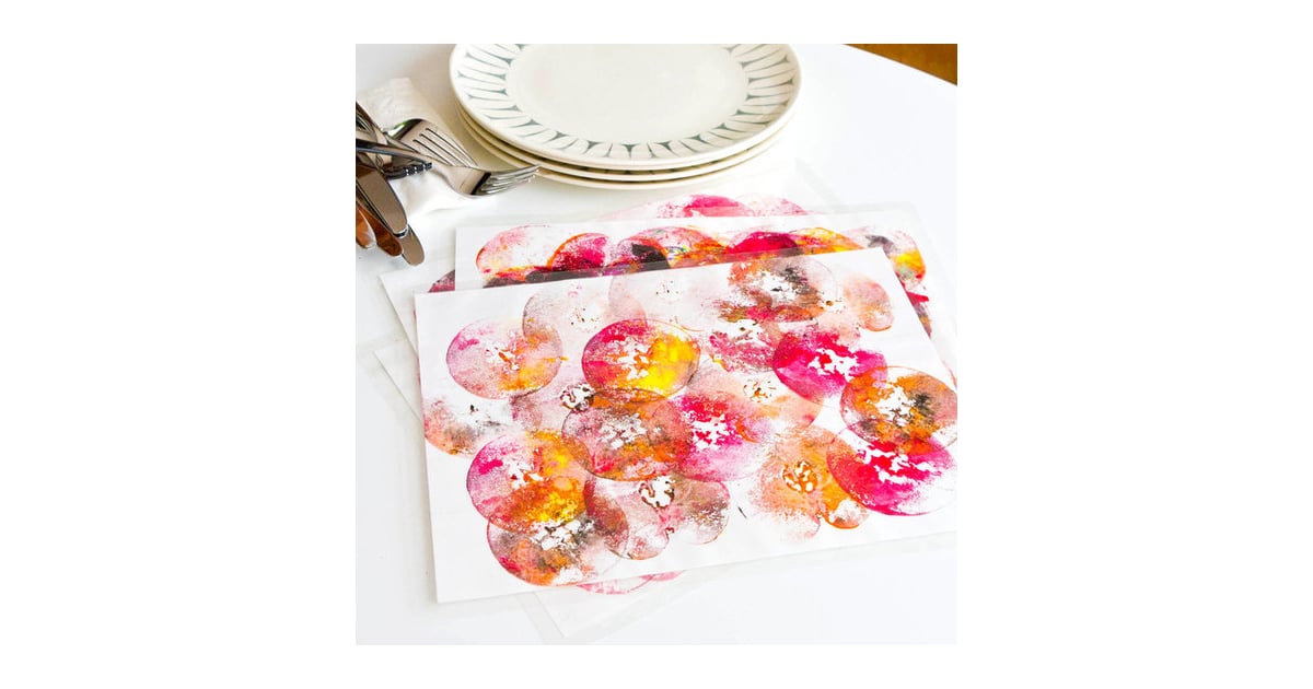 ApplePrint Placemats KidFriendly Crafts POPSUGAR Family Photo 206