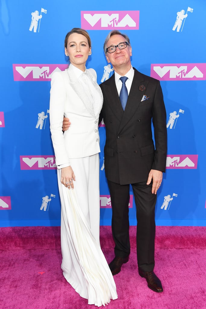 Blake Lively's White Suit at MTV VMAs 2018