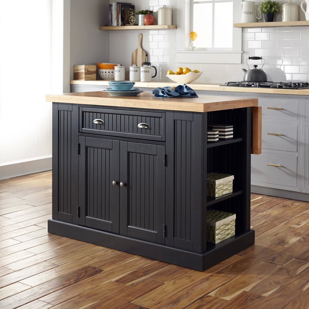 Nantucket Solid-Wood Top Kitchen Island