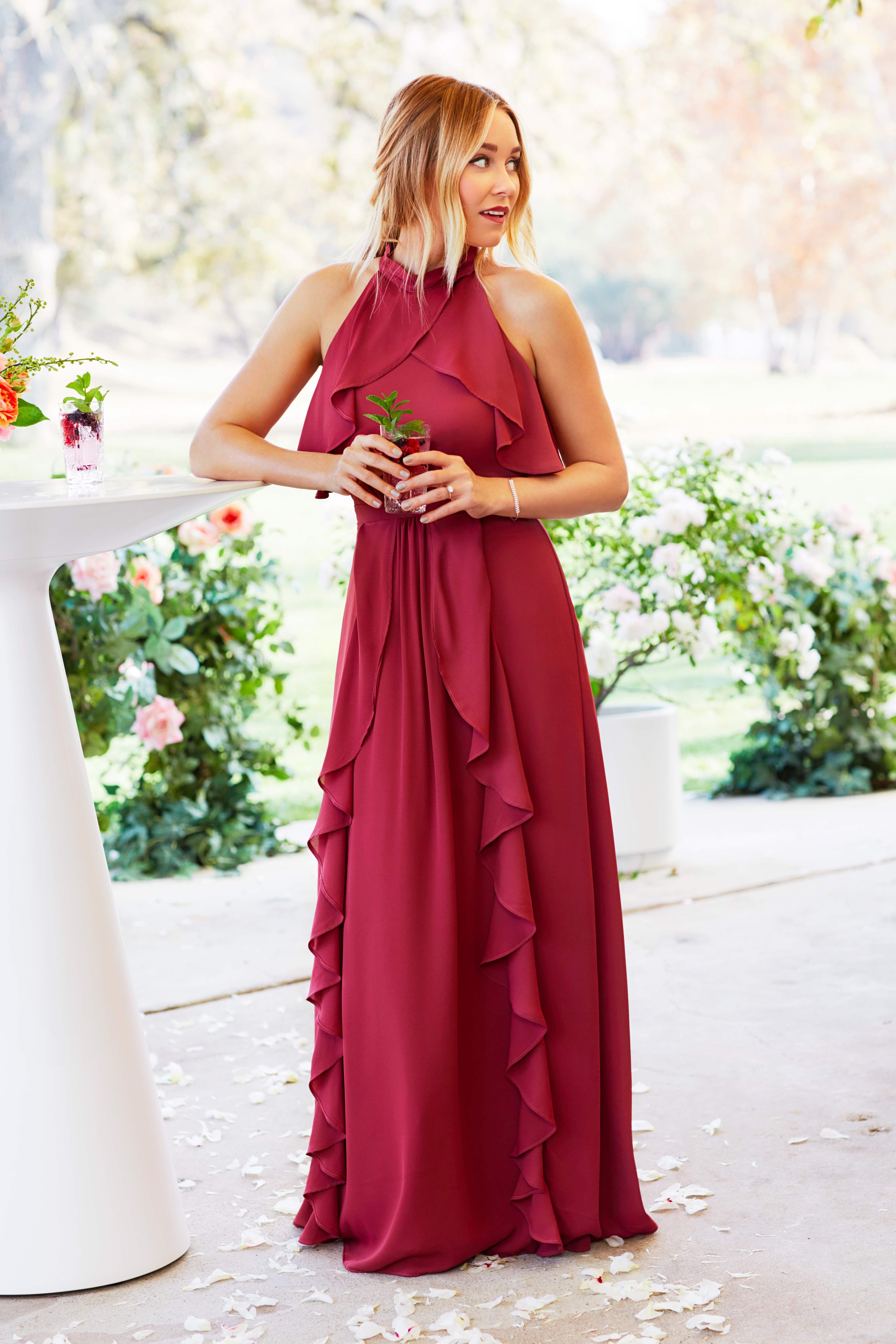 Women's LC Lauren Conrad Tiered Ruffle One-Shoulder Dress