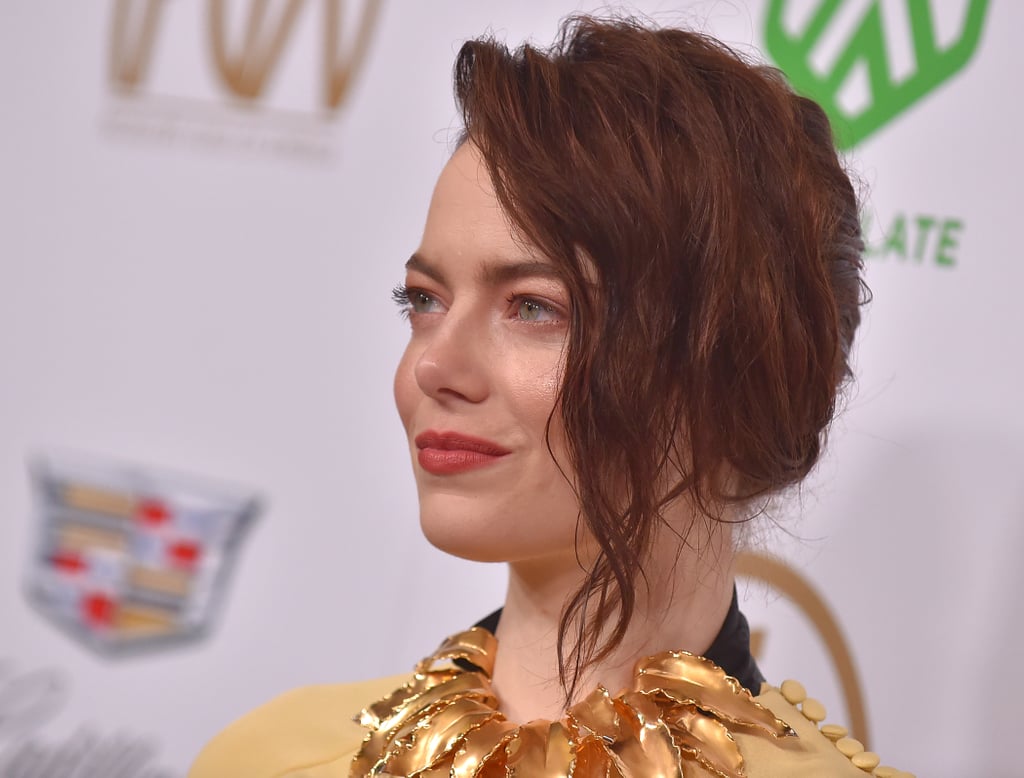 Emma Stone Brunette Hair January 2019