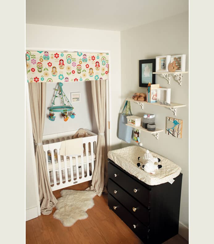 Crib for the closet discount
