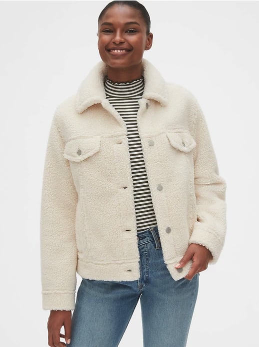 Icon Sherpa Jacket Off White