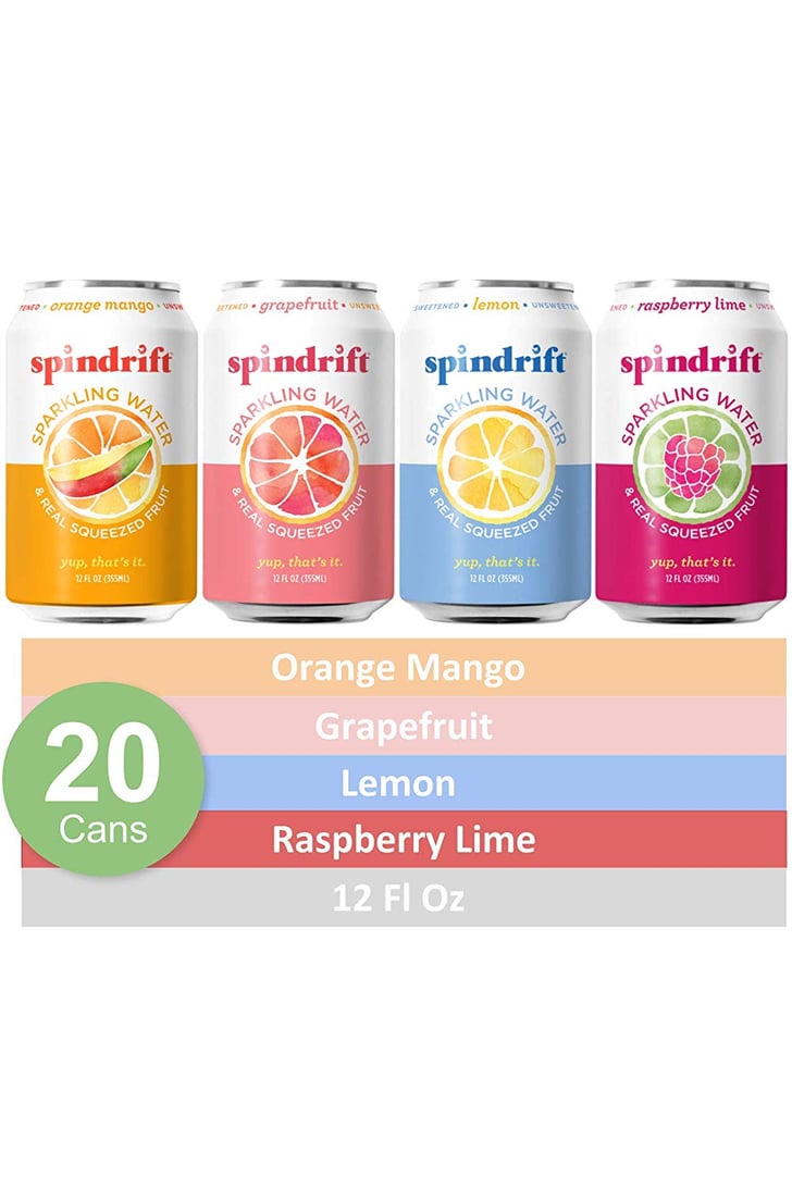 Spindrift Sparkling Water Four Flavor Variety Pack Food and Home