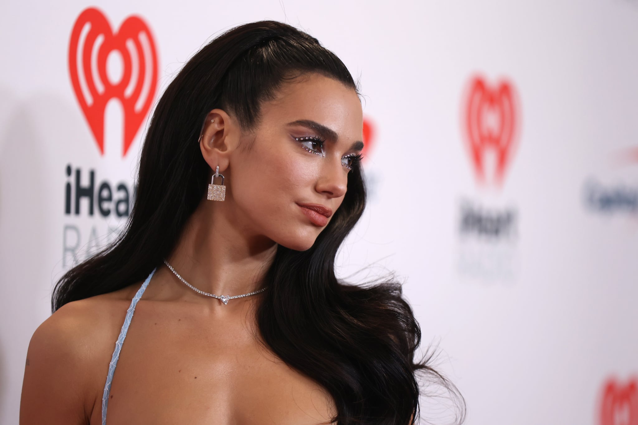 LAS VEGAS, NEVADA - SEPTEMBER 17: Dua Lipa attends the 2021 iHeartRadio Music Festival on September 17, 2021 at T-Mobile Arena in Las Vegas, Nevada. EDITORIAL USE ONLY (Photo by Isaac Brekken/Getty Images for iHeartMedia)