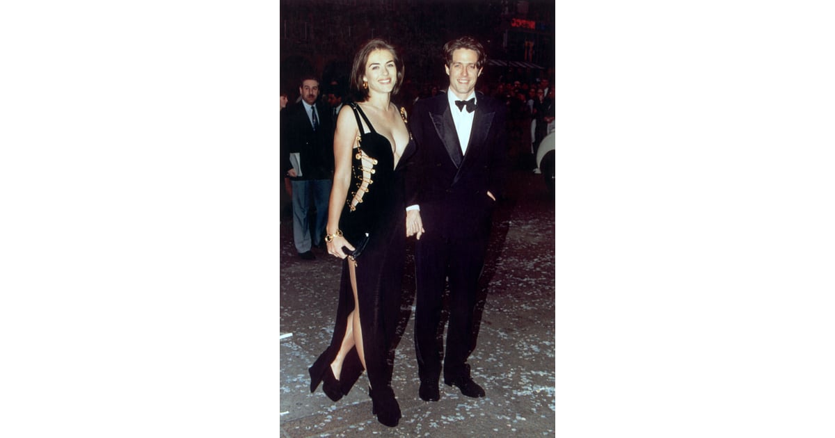 Elizabeth Hurley in Versace Back in 1994 | Jennifer Lawrence's Black ...