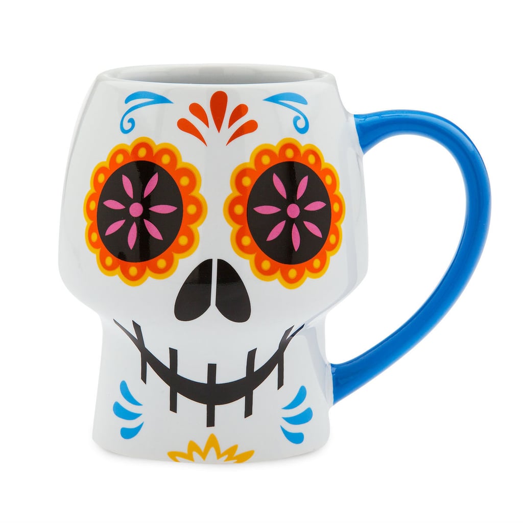 For those who aren't really alive until the first cup of coffee hits, you'll appreciate this beautiful Coco Skull Mug ($17).
