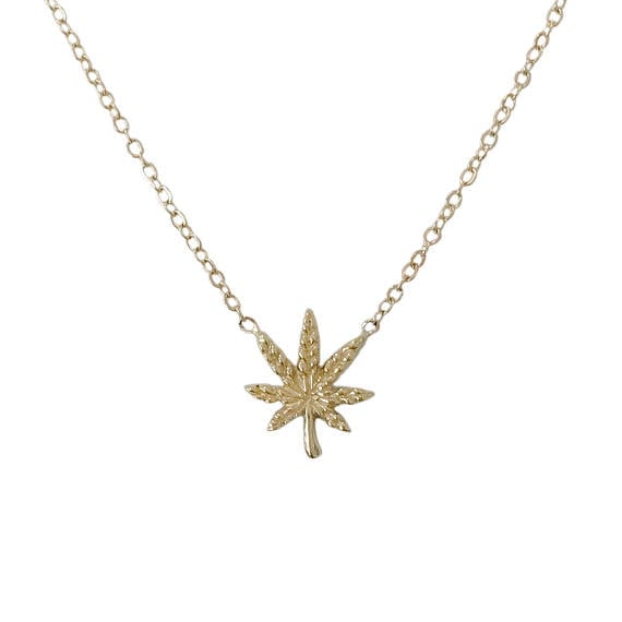 pot leaf necklace