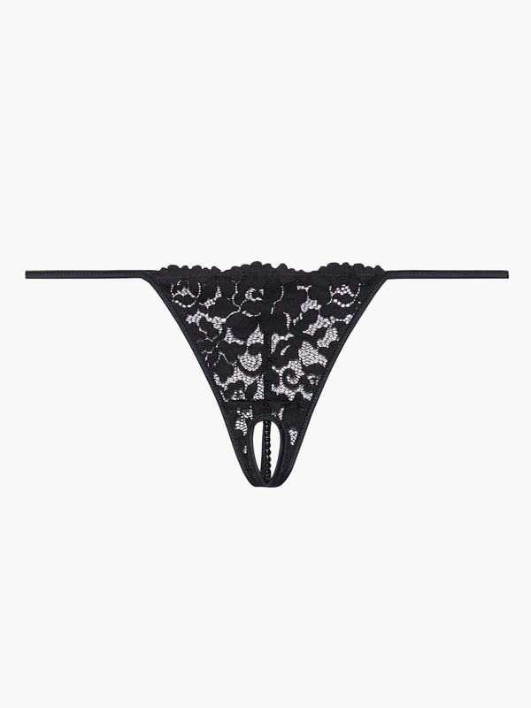 Savage x Fenty Crotchless String of Pearls Thong