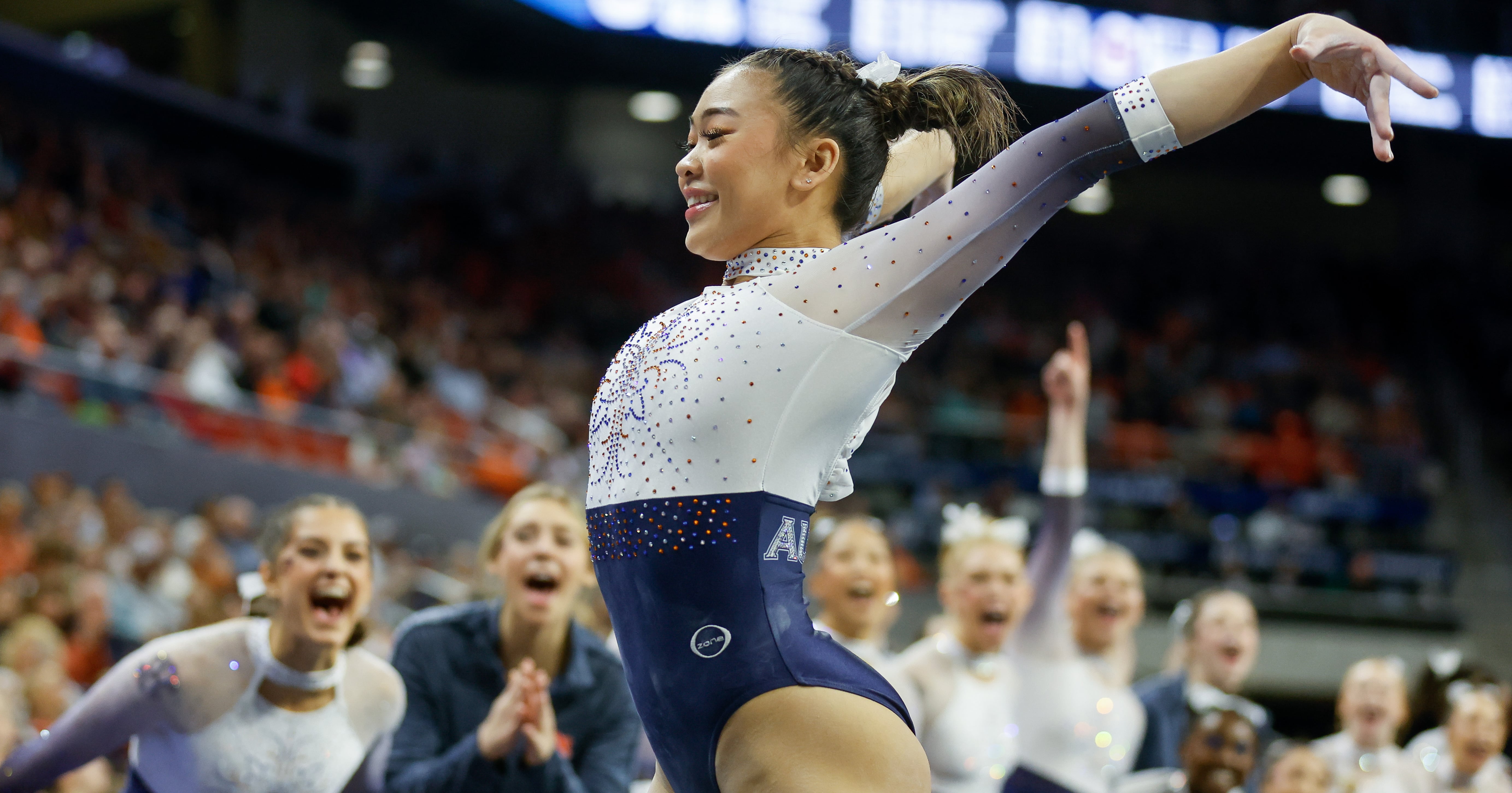 Watch Suni Lee's New Floor Routine For Auburn University POPSUGAR Fitness