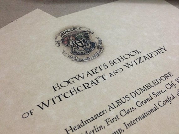 Receive a Hogwarts Acceptance Letter
