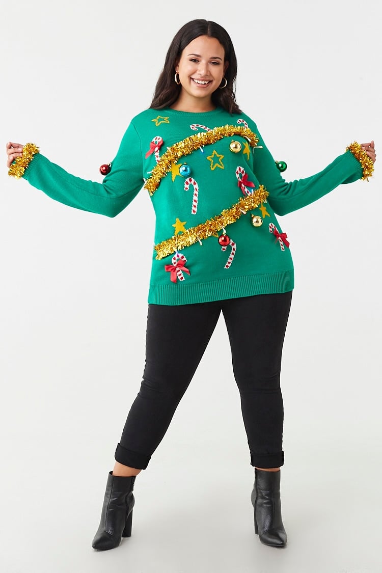 Christmas Tree Plus-Size Sweater