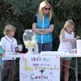 Gwyneth Oversees Her Kids' Adorable Organic Lemonade Stand