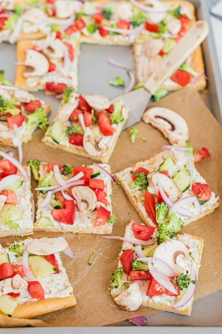 Veggie and Dill Pizza Healthy Cucumber Recipes For Summer POPSUGAR