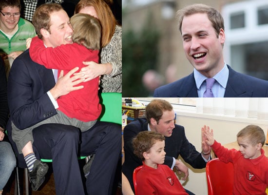 Photos of Prince William in Lincolnshire Visiting Children ...