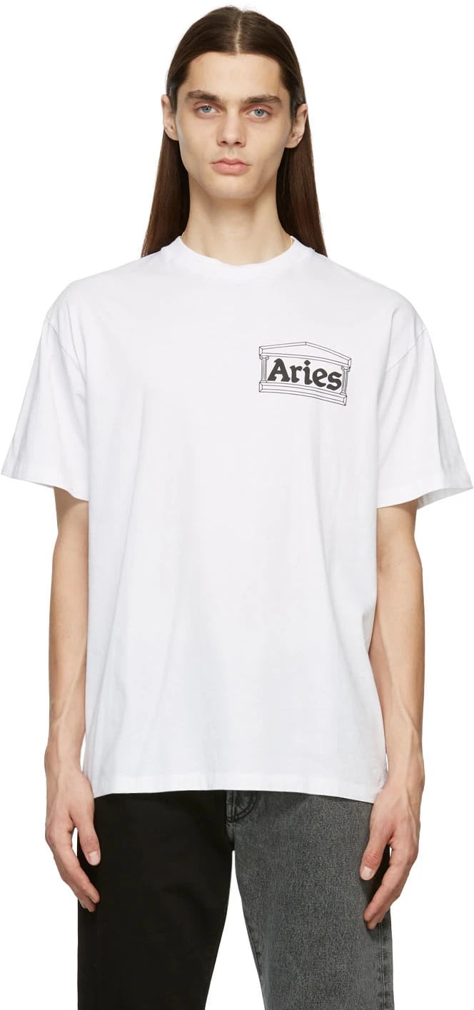 Best Gifts For Aries: Aries White Temple T-Shirt