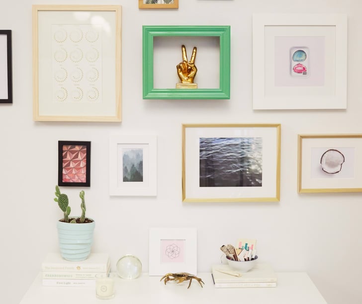 DIY PictureFrame Shelf POPSUGAR Smart Living