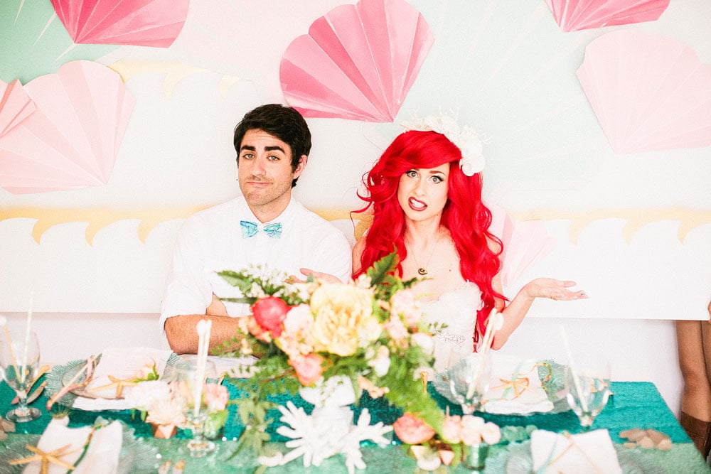 Hipster Little Mermaid Wedding