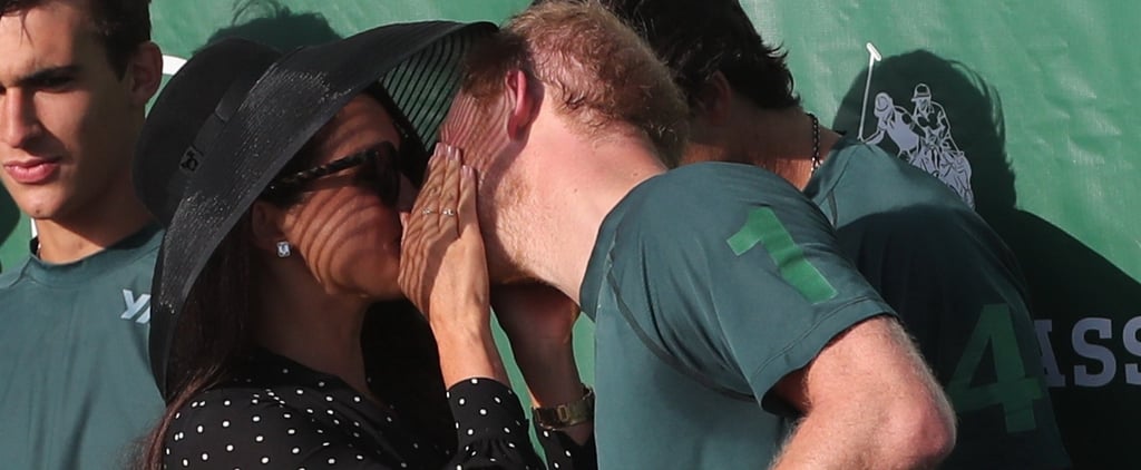 Prince Harry and Meghan Markle Celebrate Polo Win With a Kiss