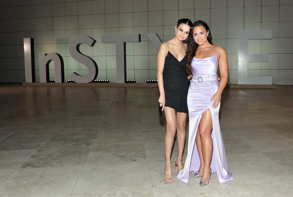 Selena Gomez and Demi Lovato at the 2017 InStyle Awards