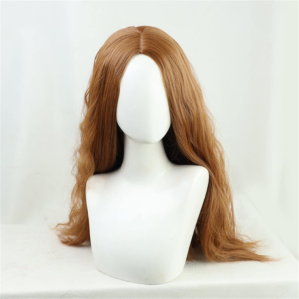 60cm Long Wavy Wig Scarlet Witch Heat Resistant Synthetic Hair Cosplay Wigs