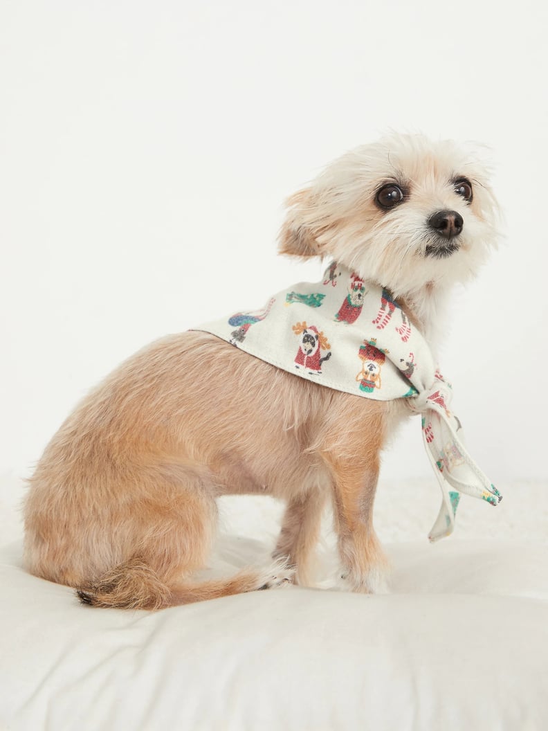 Old Navy Patterned Flannel Bandana in Doggy
