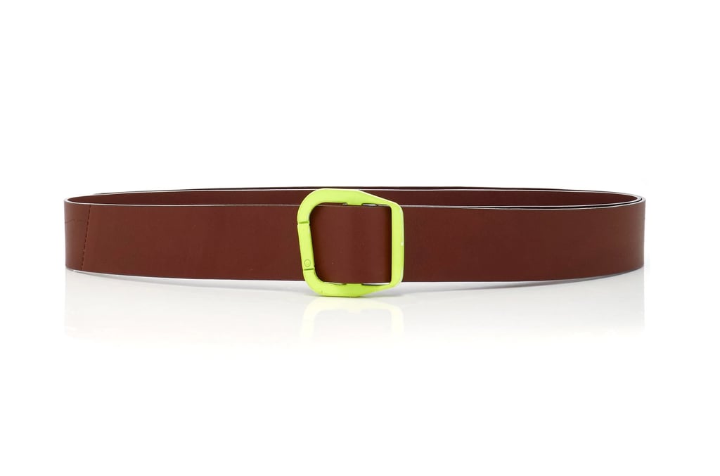 Tibi Carabiner Leather Belt