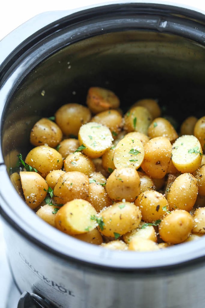 Slow-Cooker Garlic Parmesan Potatoes Slow-Cooker Garlic Parmesan Potatoes
