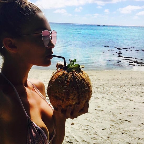 Gigi Hadid's Palm Tree Bikini August 2016
