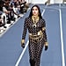 Lourdes Leon in a Marine Serre Catsuit on the Runway