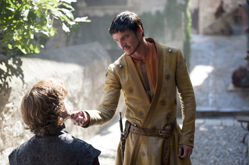 Things don't look so friendly between Oberyn and Tyrion.