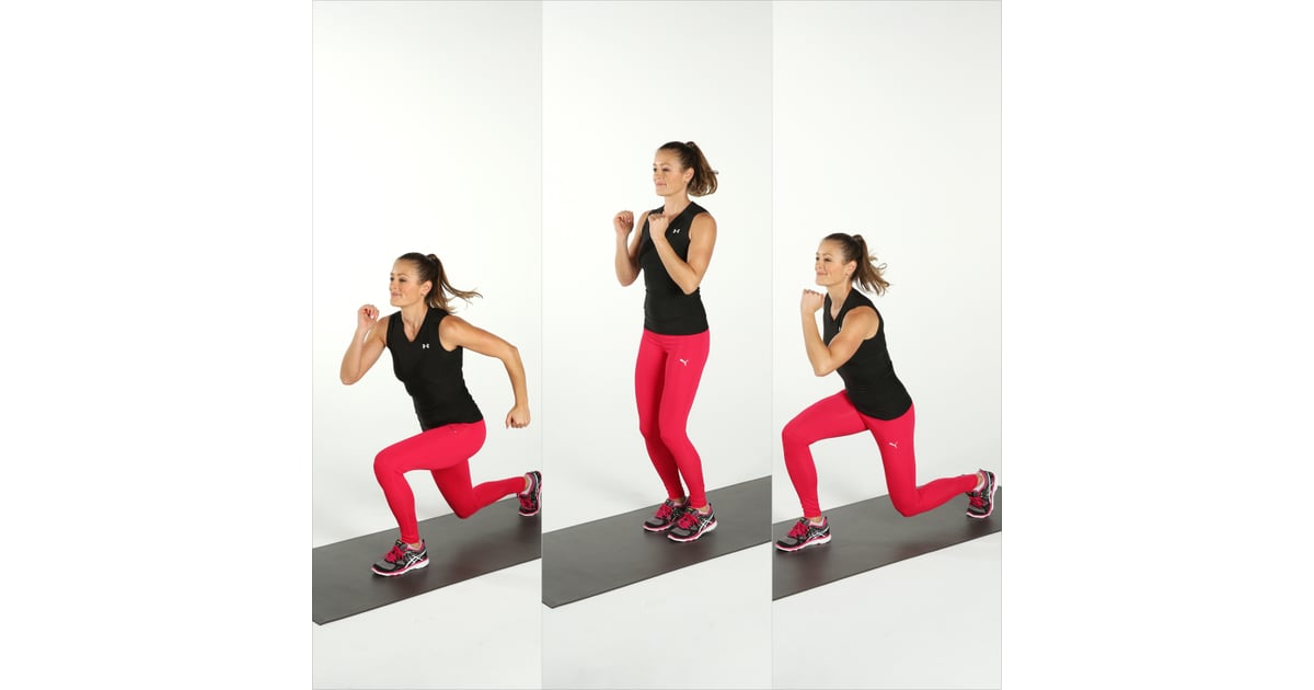 Plyometrics Jumping Lunge Best Bodyweight Exercises POPSUGAR