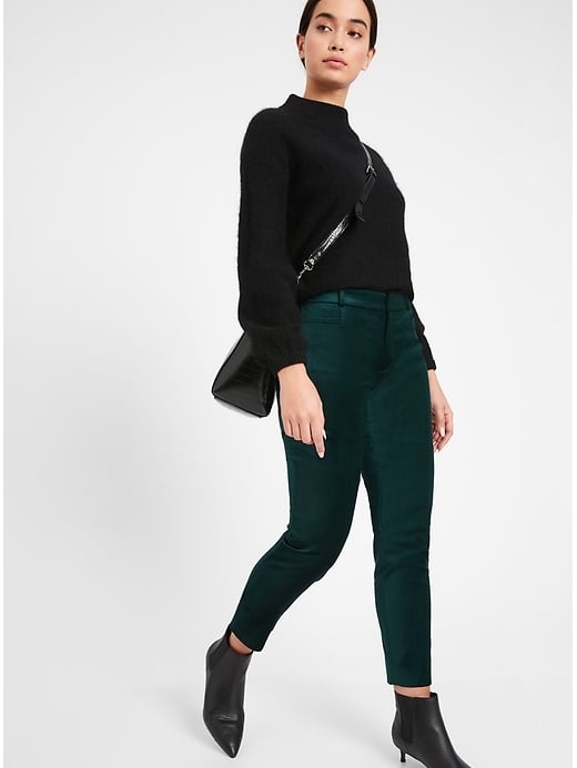 Banana Republic Curvy Mid-Rise Skinny Velvet Pant | Best Banana ...