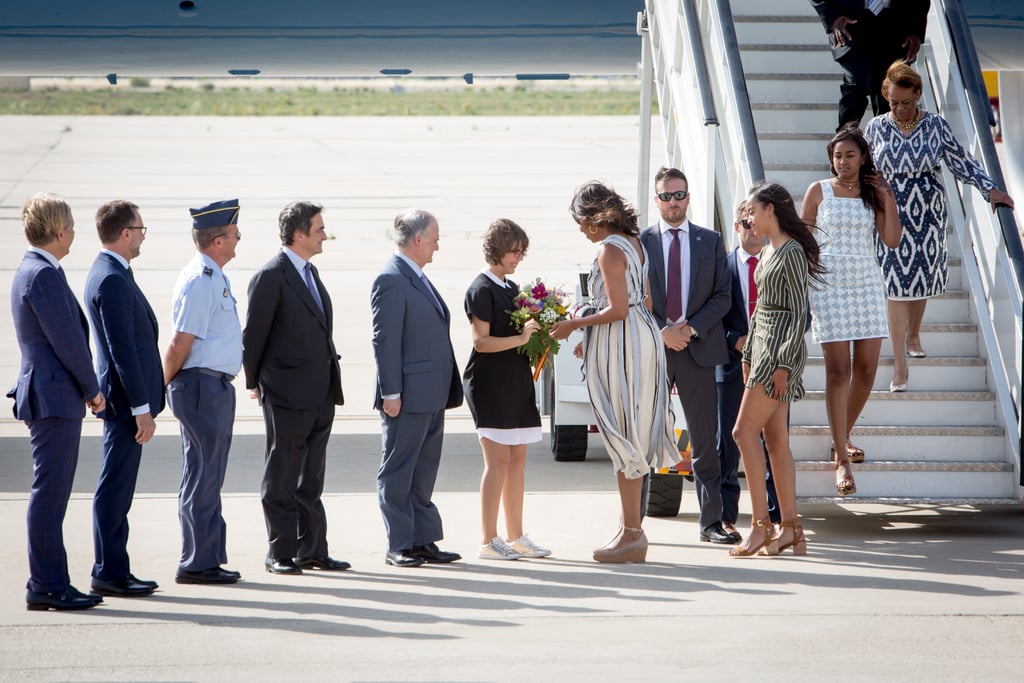 Michelle, Malia, and Sasha Obama in Spain 2016