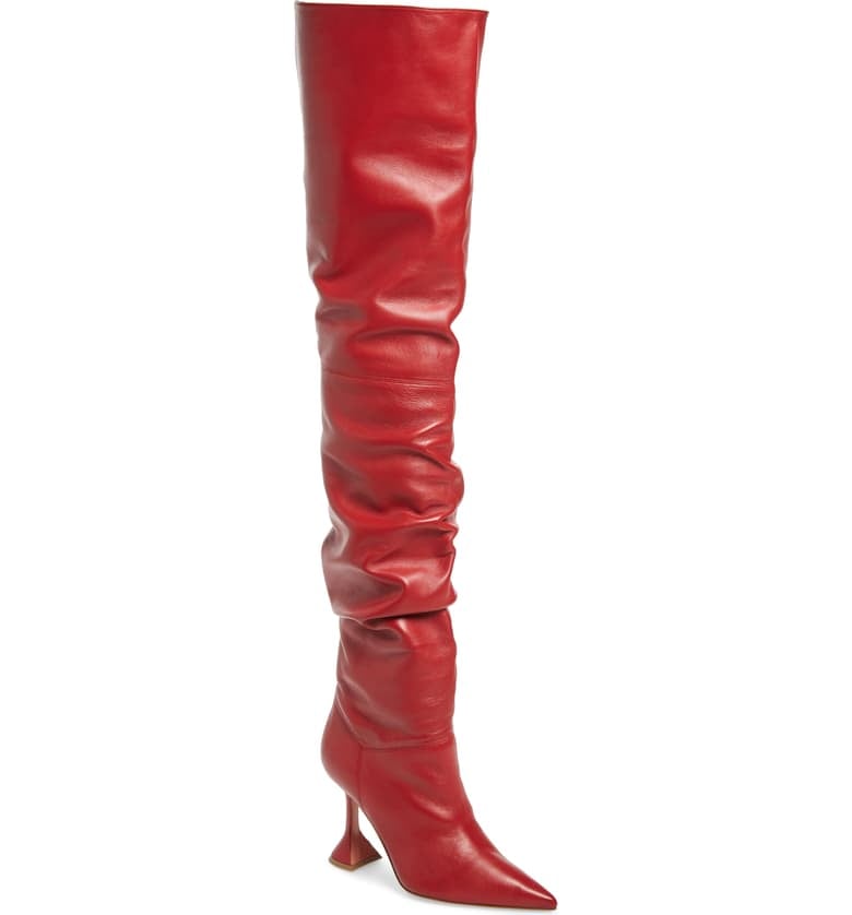 Amina Muaddi Olivia Over the Knee Boot