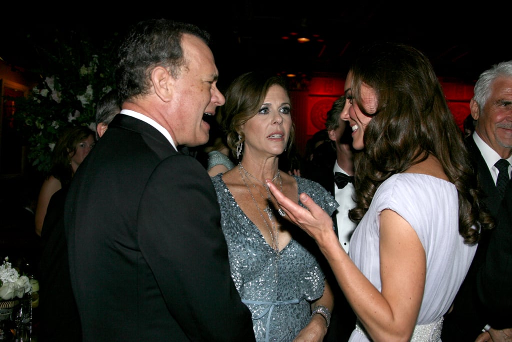 Kate Middleton had a conversation with Tom Hanks at the 2011 BAFTA Brits to Watch Event in LA in July 2011.