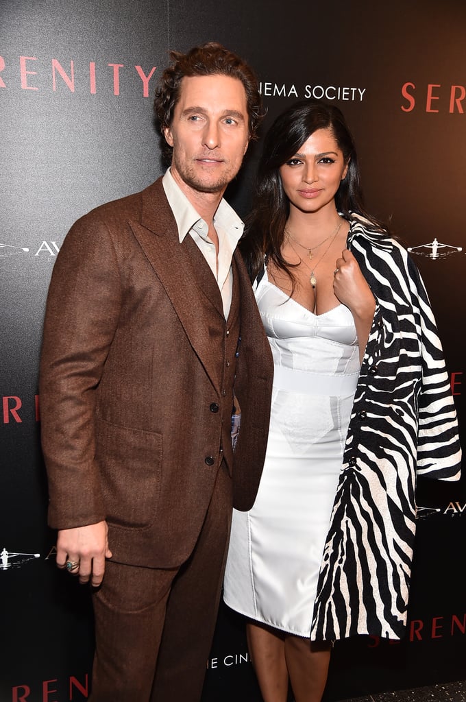 Matthew McConaughey and Camila Alves at Serenity Screening