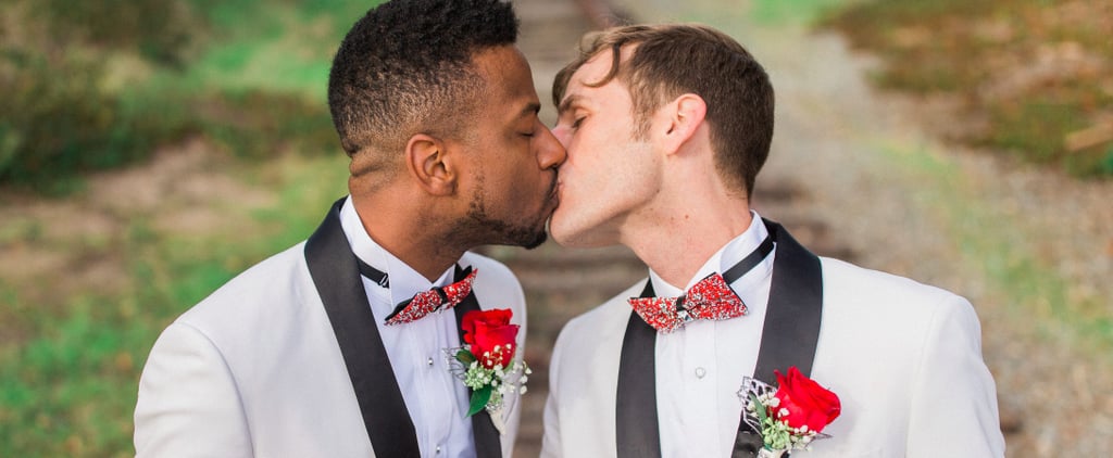 This Glitter-Filled Wedding Had Such a Sweet Surprise For the Color-Blind Groom
