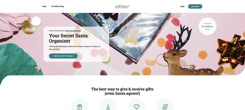 Secret Santa Picker: Elfster