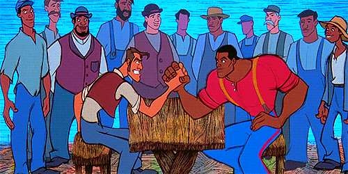 Disney Short John Henry Arm Wrestling GIFs