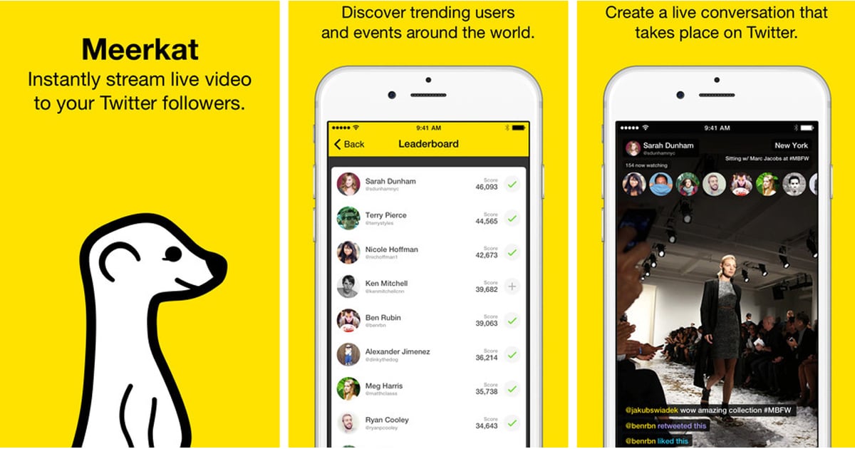 Meerkat App | POPSUGAR Tech