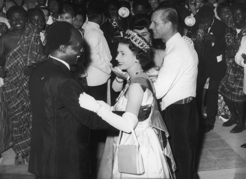 The Queen and President Kwame Nkrumah of Ghana in 1961