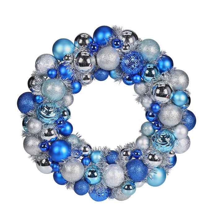 Holiday Living SS 17.5-IN HANUKKAH WREATH Lowes.com