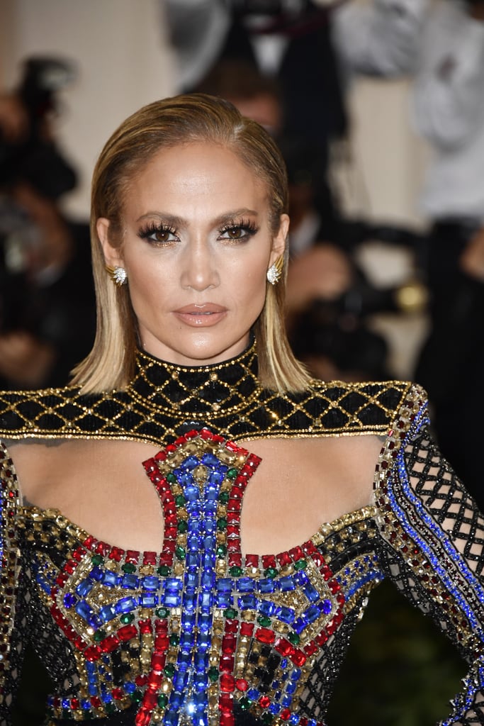 Jennifer Lopez at the Met Gala Best Celebrity Beauty Looks 2018
