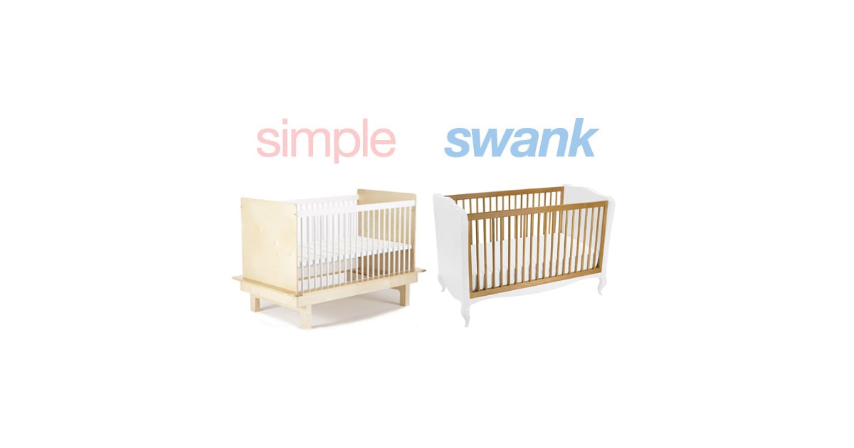 Netto Louis Crib | POPSUGAR Family Simple or Swank: Modern Cribs Mix White Lacquer With Wood