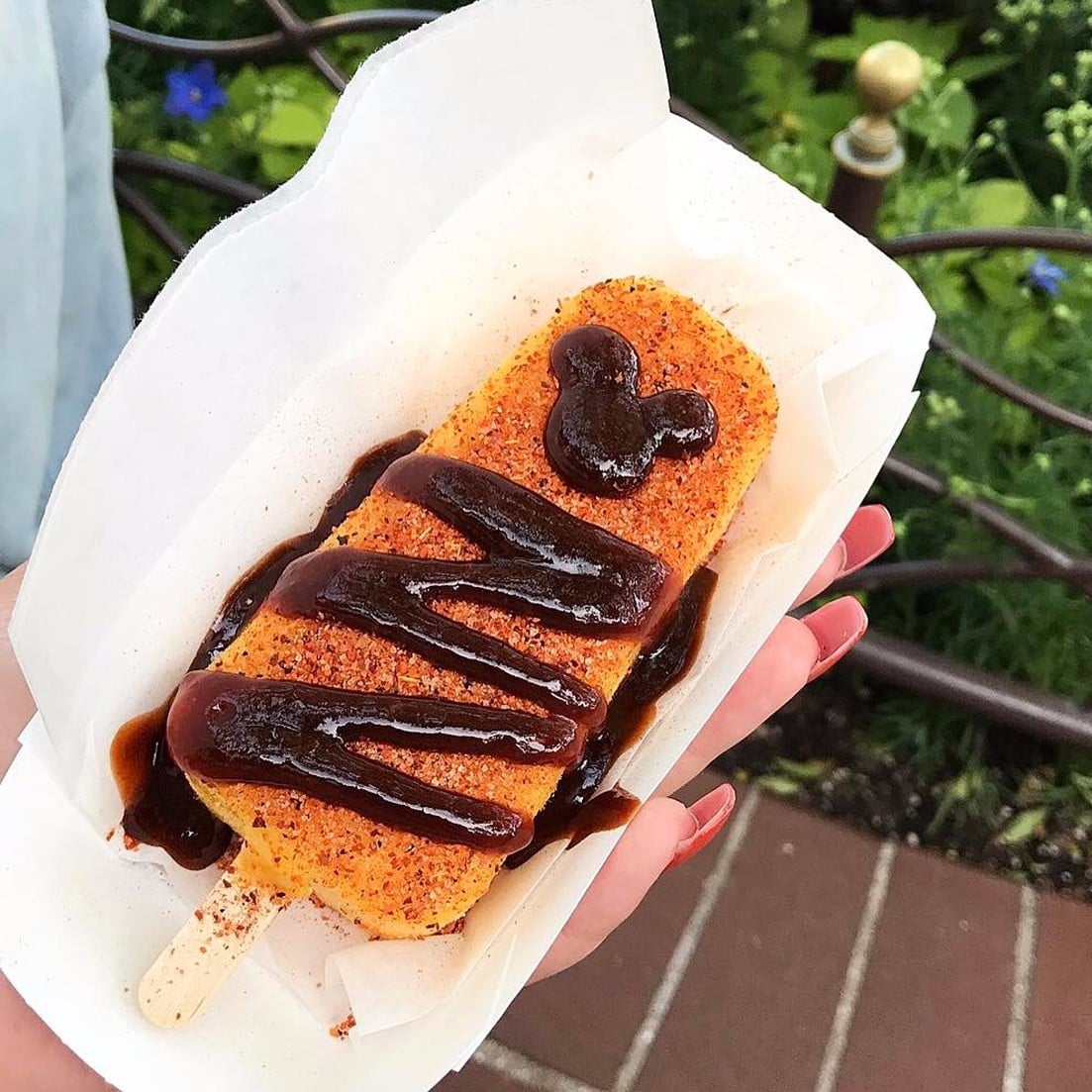 Disneyland Mango Bar With Tajin And Chamoy Sauce Popsugar Latina