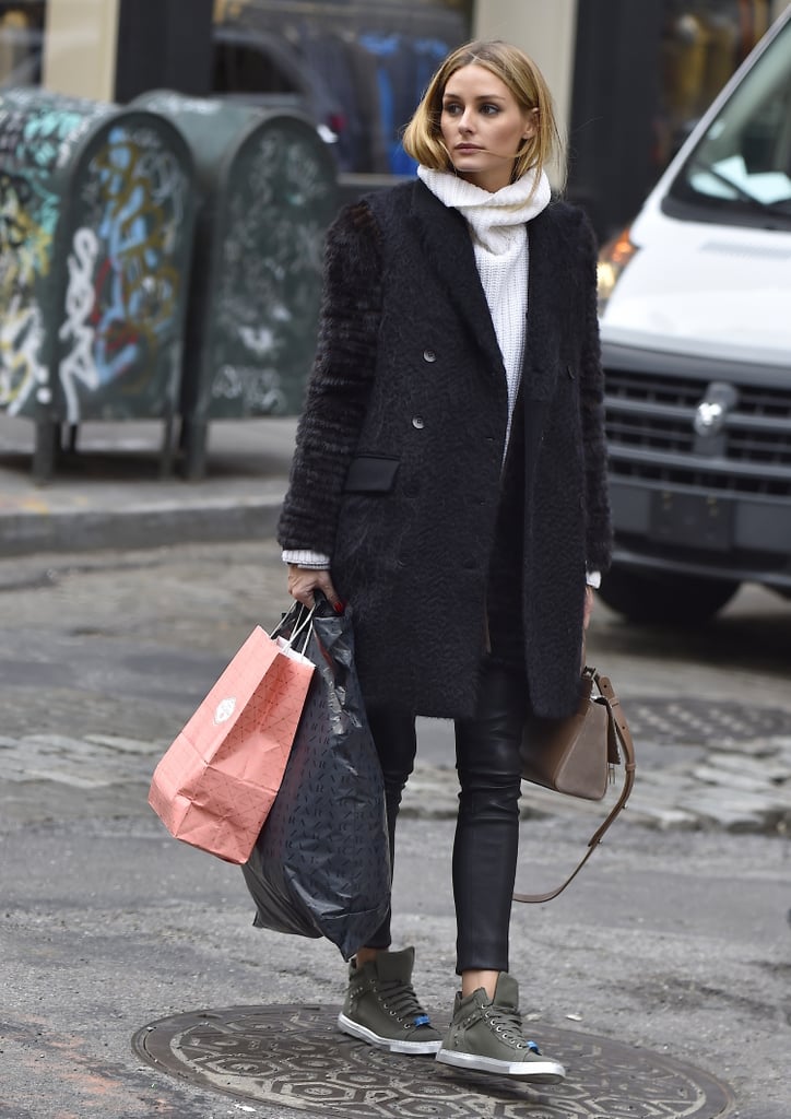 Olivia Palermo Wearing Winter Layers January 2016
