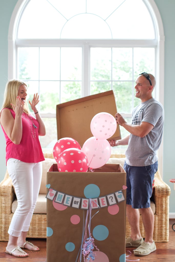Watercolor-Inspired Gender Reveal Party